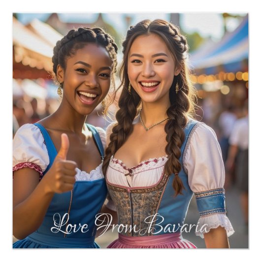Liefde uit Beieren Perfect Poster (Voorkant)