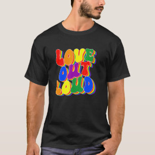 Liefde uit de luid geprezen LGBTQ Pride Zeg Gay Pr T-shirt