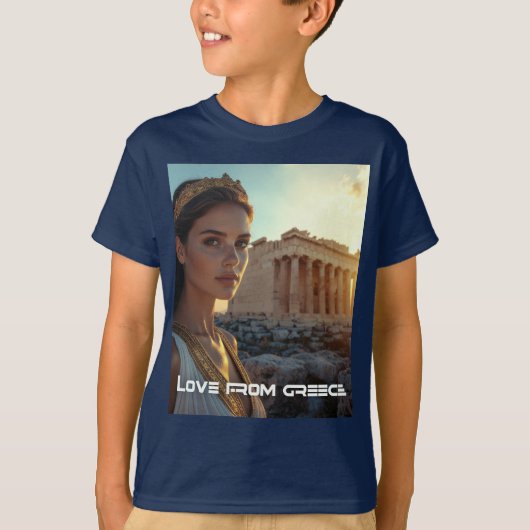 LIEFDE UIT GRIEKENLAND T-SHIRT (Voorkant)