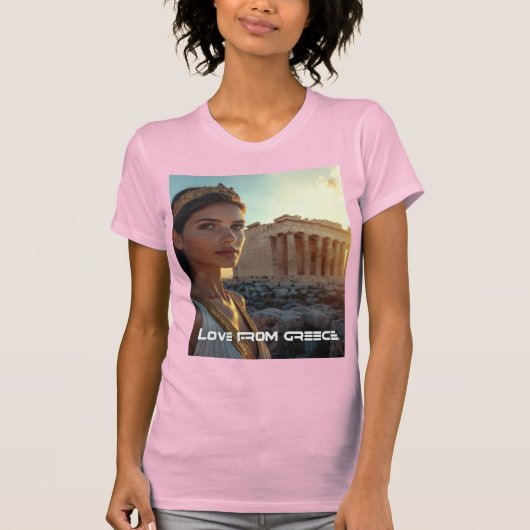 LIEFDE UIT GRIEKENLAND T-SHIRT (Voorkant)