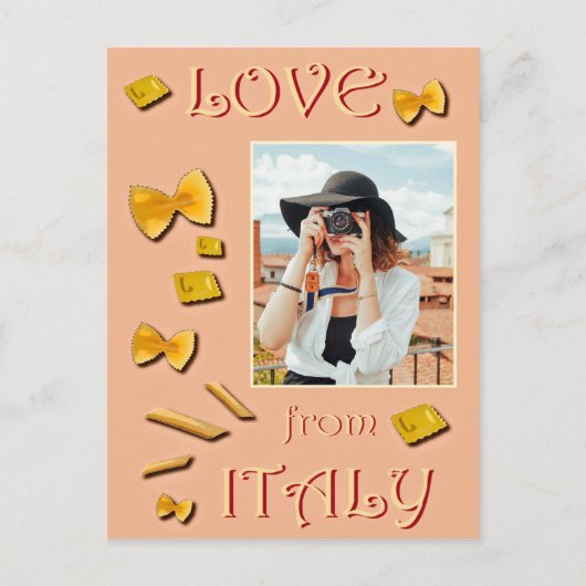 Liefde uit Italië Briefkaart (Voorkant)