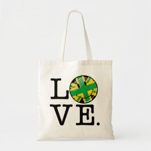 Liefde uit Jamaica en Groot-Brittannië Tote Bag