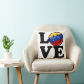 Liefde uit Venezuela glimlachende vlag Kussen (Stoel)