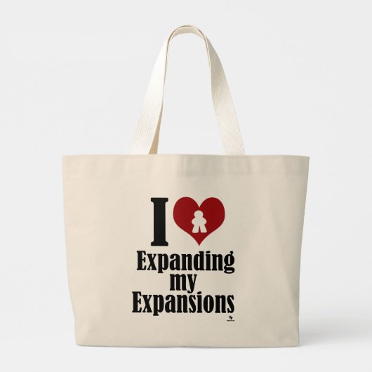 Liefde Uitbreiding Mijn Uitbreidingen Spel Leuke S Grote Tote Bag (Achterkant)