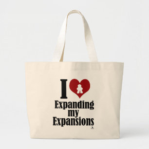 Liefde Uitbreiding Mijn Uitbreidingen Spel Leuke S Grote Tote Bag