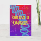 Liefde uniek als wij kaart (Voorkant)