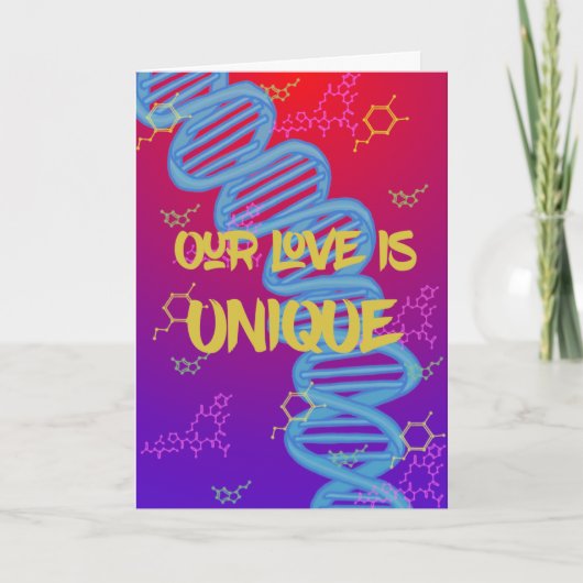 Liefde uniek als wij kaart (Voorkant)