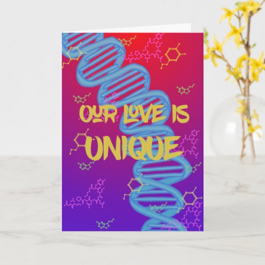 Liefde uniek als wij kaart (Gele Bloem)