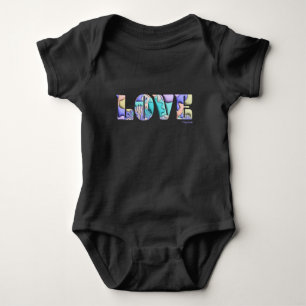 LIEFDE Unieke 3D Modern Graphic, Cool Black Romper