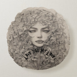 Liefde Unieke Luxe Wonen Ronde Kussens