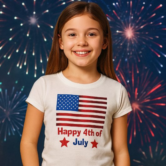 Liefde USA Vlag Kinderen Basic Tank Top
