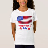 Liefde USA Vlag Kinderen Basic Tank Top (Voorkant)