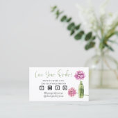 Liefde uw bestelling voor kleine bedrijven Kaart i Visitekaartje (Staand voorkant)