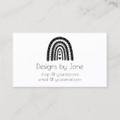 Liefde uw bestelling voor kleine bedrijven Kaart i Visitekaartje (Achterkant)