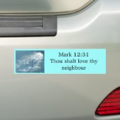 Liefde uw buurvrouw bumpersticker (Op auto)