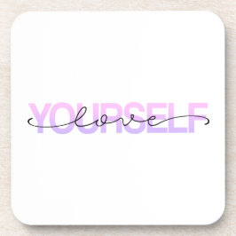 Liefde uw eigen Valentijn kalligrafie | ONDERZETTE Bier Onderzetter