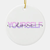 Liefde uw eigen Valentijn kalligrafie | ORNAMENT (Voorkant)