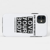 Liefde uw lichaamscase iPhone Case-Mate iPhone Case (Achterkant (horizontaal))