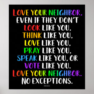 Liefde uw Motivatie Diverse Classroom van de Buren Poster