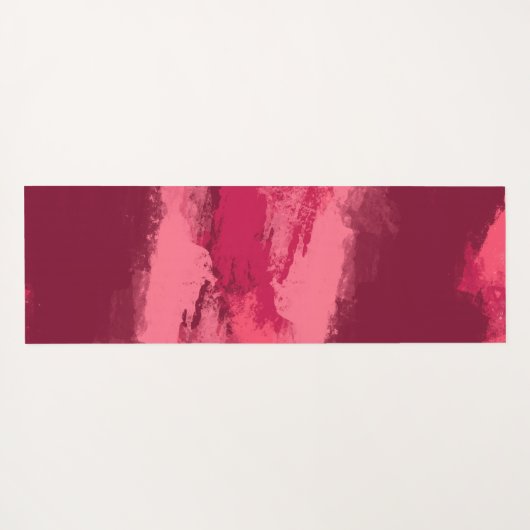 Liefde uzelf tweetone roze hartwoord yogamat (Achterkant (horizontaal))