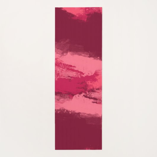 Liefde uzelf tweetone roze hartwoord yogamat (Achterkant)