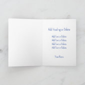 Liefde vader houdt van je vader. kaart (Binnen)