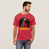 liefde vader retro t-shirt (Voorkant volledig)