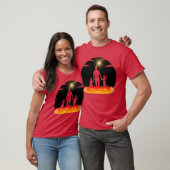 liefde vader retro t-shirt (Unisex)