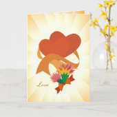 Liefde - Vaderdag Kaart (Gele Bloem)