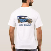 Liefde Vakantie  Amerikaans Design T-shirt (Achterkant)