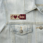 Liefde, vakantie, Valentijnsdag Naamplaatje (In situ)