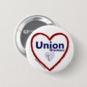 Liefde: vakbondsmensen - Button (Voorkant /achterkant)