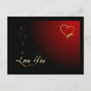 Liefde Valentijn Briefkaart