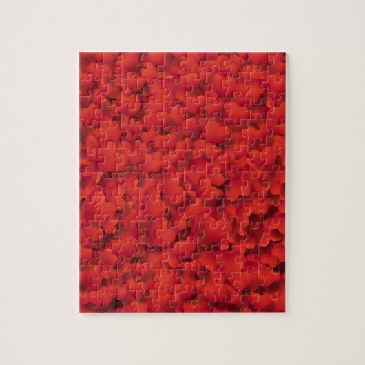 Liefde, Valentijn, dag, hart, vrouwen, roze, Roos Legpuzzel (Verticaal)