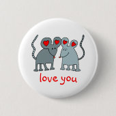 Liefde Valentijn Mice Button (Voorkant)