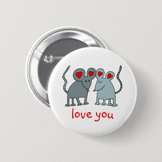 Liefde Valentijn Mice Button (Voorkant /achterkant)