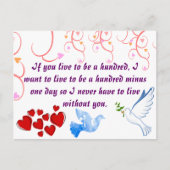 Liefde Valentijn Trouwvrouw Man Peace Destiny Feestdagenkaart (Voorkant)