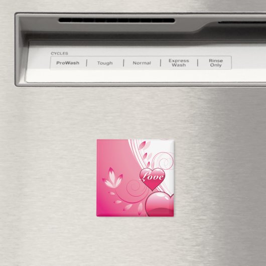 Liefde Valentijn's Day aangepaste geschenken Magneet (Insitu (Vaatwasser))