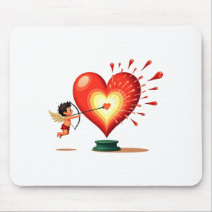 Liefde Valentijnsdag 1 T-shirt Muismat