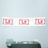 Liefde Valentijnsdag 2.5x12 Vinyl Banner (Beurs)