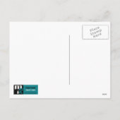 Liefde. Valentijnsdag Art Deco Design Briefkaarten (Achterkant)