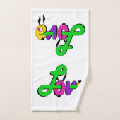 Liefde, Valentijnsdag Bad Handdoek (Handdoek)