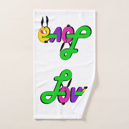 Liefde, Valentijnsdag Bad Handdoek (Handdoek)