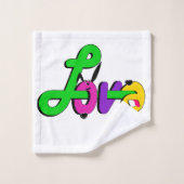 Liefde, Valentijnsdag Bad Handdoek (Wasdoekje)