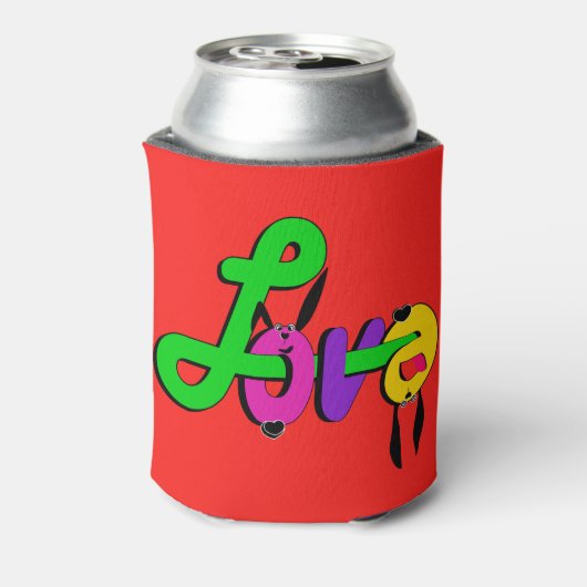 Liefde, Valentijnsdag Blikjeskoeler (Blikje Achterkant)