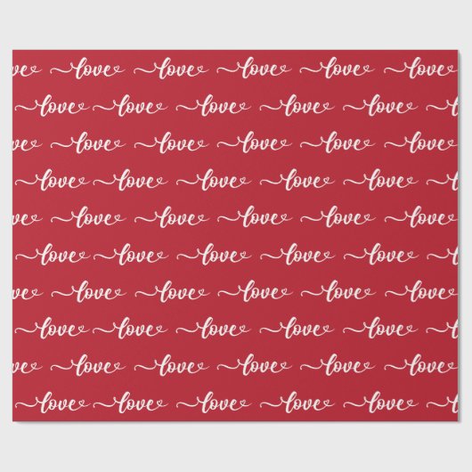 Liefde Valentijnsdag Cadeaupapier (Vlak)