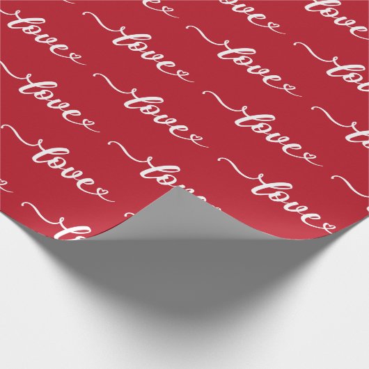 Liefde Valentijnsdag Cadeaupapier (Hoek)