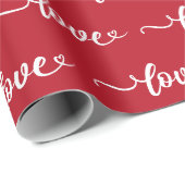 Liefde Valentijnsdag Cadeaupapier (Rol Hoek)