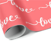Liefde Valentijnsdag Cadeaupapier (Rol Hoek)
