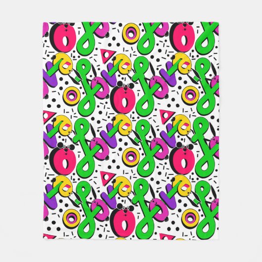 Liefde, Valentijnsdag Fleece Deken (Voorkant)